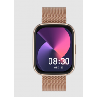 שעון חכם FITPRO S4 - בצבע זהב -rose-gold, השותף המושלם לסגנון חיים פעיל, בריא ומלא בסטייל!